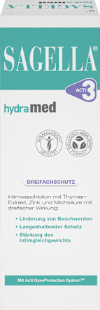 SAGELLA hydramed ACTI 3 Waschlotion für die Pflege des Intimbereichs SAGELLA