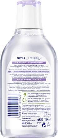 Mizellenwasser Beruhigend Süßholzextrakt + Panthenol NIVEA