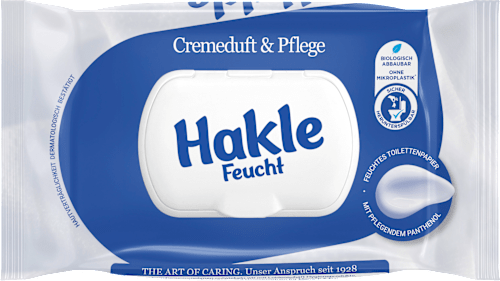Feuchtes Toilettenpapier Cremeduft & Pflege Hakle
