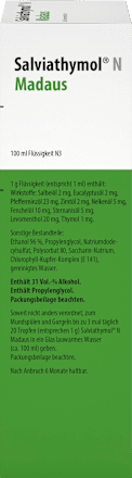 Salviathymol N Madaus Flüssigkeit Salviathymol
