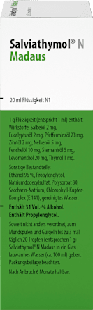 Salviathymol N Madaus Flüssigkeit Salviathymol