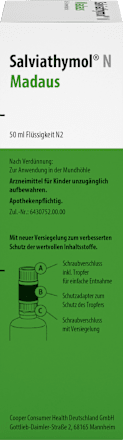 Salviathymol N Madaus Flüssigkeit Salviathymol