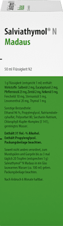 Salviathymol N Madaus Flüssigkeit Salviathymol