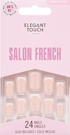 Künstliche Nägel 164 Salon French Elegant Touch