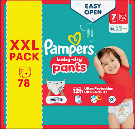 Baby Pants Baby Dry Gr. 7 (15+ kg) XXL Pack Pampers