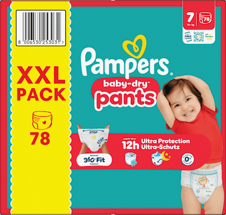 Baby Pants Baby Dry Gr. 7 (15+ kg) XXL Pack Pampers