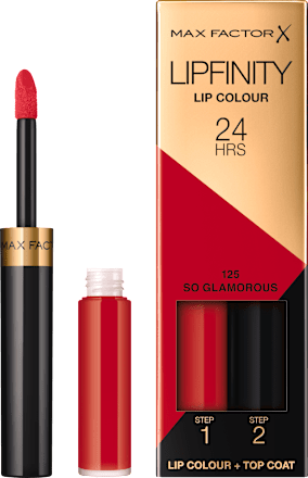 Rdečilo za ustnice Lipfinity Lip Colour 125 So Glamorous  MAX FACTOR
