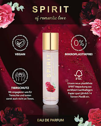 Dámska parfumovaná voda romantic love SPIRIT