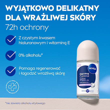 Antyperspirant roll-on Derma Control Restore NIVEA