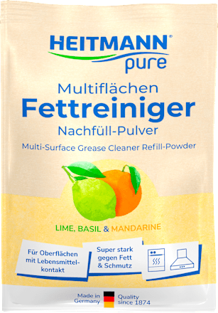 pure UNIVERZALNI ODMAŠĆIVAČ REFIL kesica - Limeta, Bosiljak & Mandarina HEITMANN pure