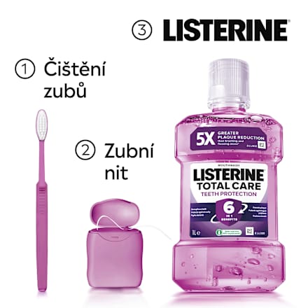ústní voda Total Care Teeth Protection Listerine