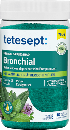 Meersalz-Pflegebad Bronchial tetesept