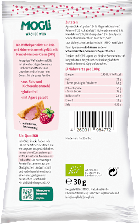 Himbeer Creme Ecken mit Mandel MOGLi