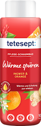 Schaumbad Pflege Wärme spüren tetesept