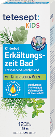 Kinderbad Erkältungszeit Bad tetesept: KIDS