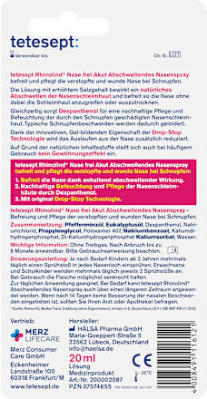 Nasenspray Rhinolind Nase frei  tetesept