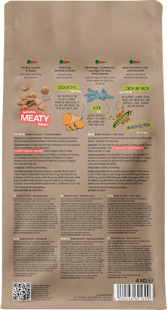 Trockenfutter Hund green crunch VEGDOG