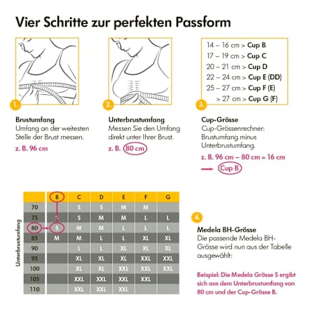 Schwangerschafts- und Still-Bustier Gr. M Keep Cool Sleep, weiß Medela