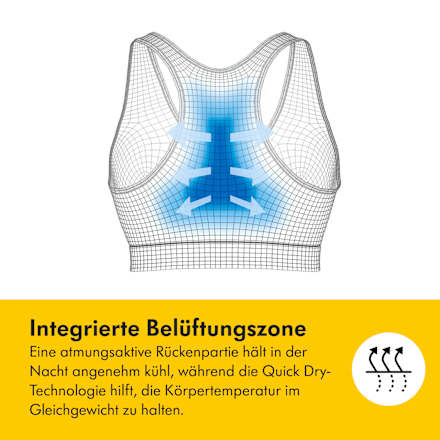 Schwangerschafts- und Still-Bustier Gr. M Keep Cool Sleep, weiß Medela