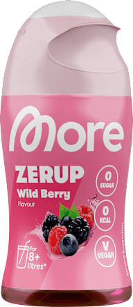 Sirup Wildberry Geschmack, vegan More Nutrition
