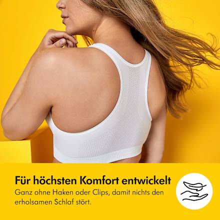 Schwangerschafts- und Still-Bustier Gr. L Keep Cool Sleep, weiß Medela
