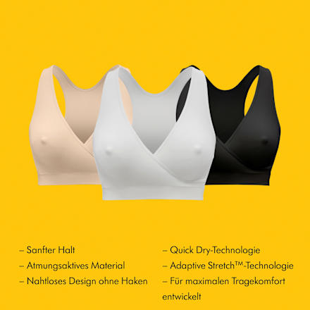 Schwangerschafts- und Still-Bustier Gr. L Keep Cool Sleep, weiß Medela