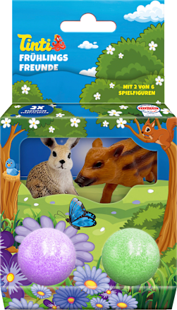 Geschenkset Kinder Badezusätze Ostern Frühlings Freunde 4tlg  Tinti