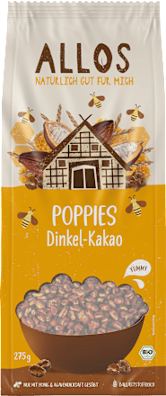 Müsli, Poppies Dinkel-Kakao ALLOS