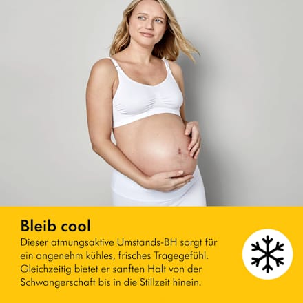 Schwangerschafts- und Still-BH Gr. XL Keep Cool, schwarz Medela