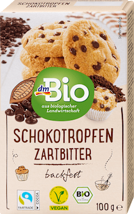 BIO Czekoladowe łezki, czekolada gorzka dmBio