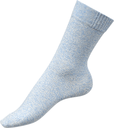 Socken mit Bio-Baumwolle blau Gr. 39-42 Fascino