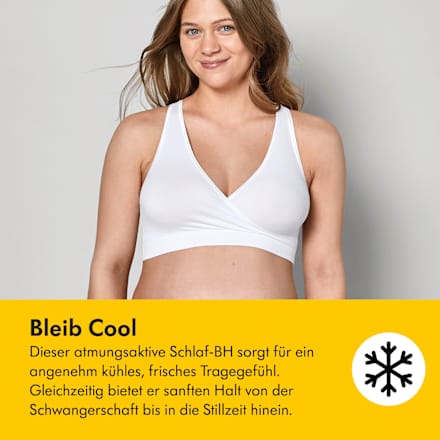 Schwangerschafts- und Still-BH Cool Sleep, chai, Gr. L   Medela