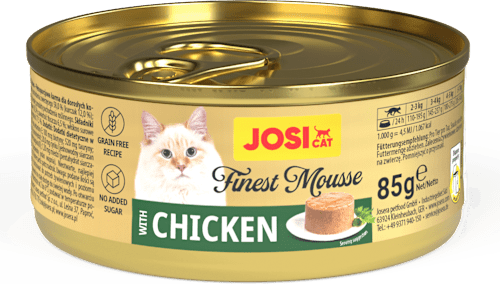 Mokra karma dla kota, mus z kurczakiem JosiCat