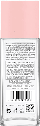 deo natural sprej For Her s.Oliver
