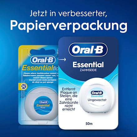 Zahnseide Essentialfloss ungewachst Oral-B