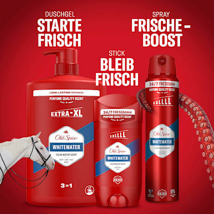 Duschgel Whitewater mit Pumpspender Old Spice