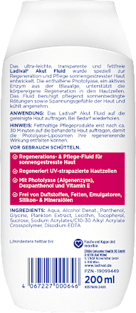 Ladival Sonnengestresste Haut Akut Fluid After Sun Körper Ladival