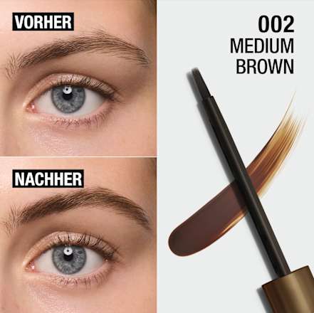 Augenbrauengel Wonder'Bond Brow Filler Tint 002 Medium Brown MANHATTAN Cosmetics
