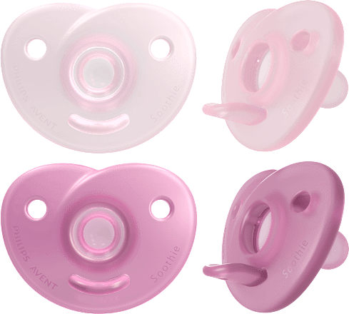 dudlík Soothie, růžový 0-6 m PHILIPS AVENT