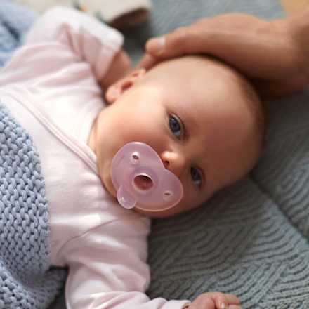 dudlík Soothie, růžový 0-6 m PHILIPS AVENT
