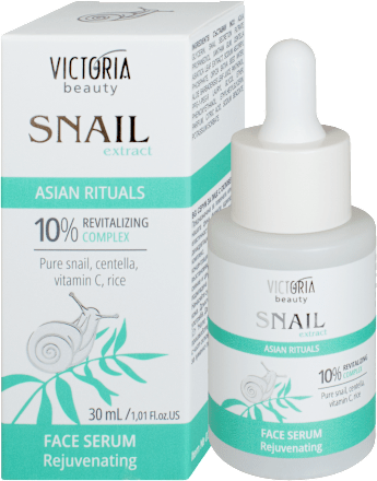 Серум за лице Asian rituals с охлювен екстракт  Victoria Beauty