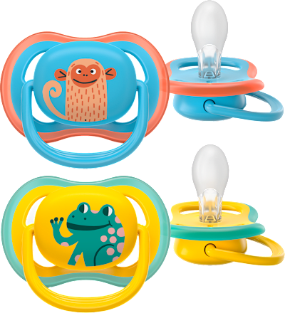 dudlík Ultra air 18m+ Opice/Žába PHILIPS AVENT