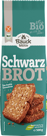Backmischung Schwarzbrot glutenfrei Bauck Mühle