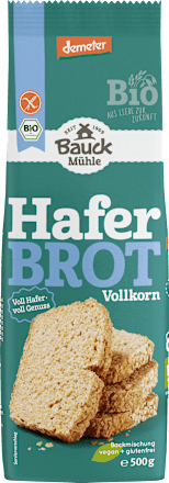 Backmischung Bio Haferbrot glutenfrei Bauck Mühle