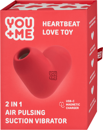 Heartbeat Love Toy sací vibrátor 2 v 1 you&me