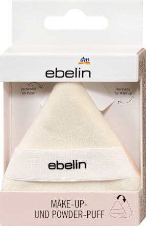 Spugnetta 2in1 make-up e powder puff assort. ebelin