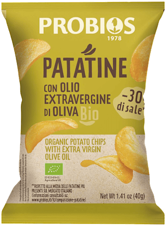 Patatine all'olio extra vergine di oliva BIO PROBIOS