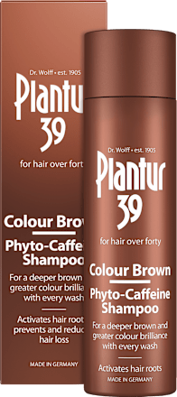 Șampon de păr cu cofeină color brown Plantur 39