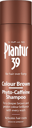 Șampon de păr cu cofeină color brown Plantur 39