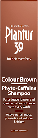 Șampon de păr cu cofeină color brown Plantur 39